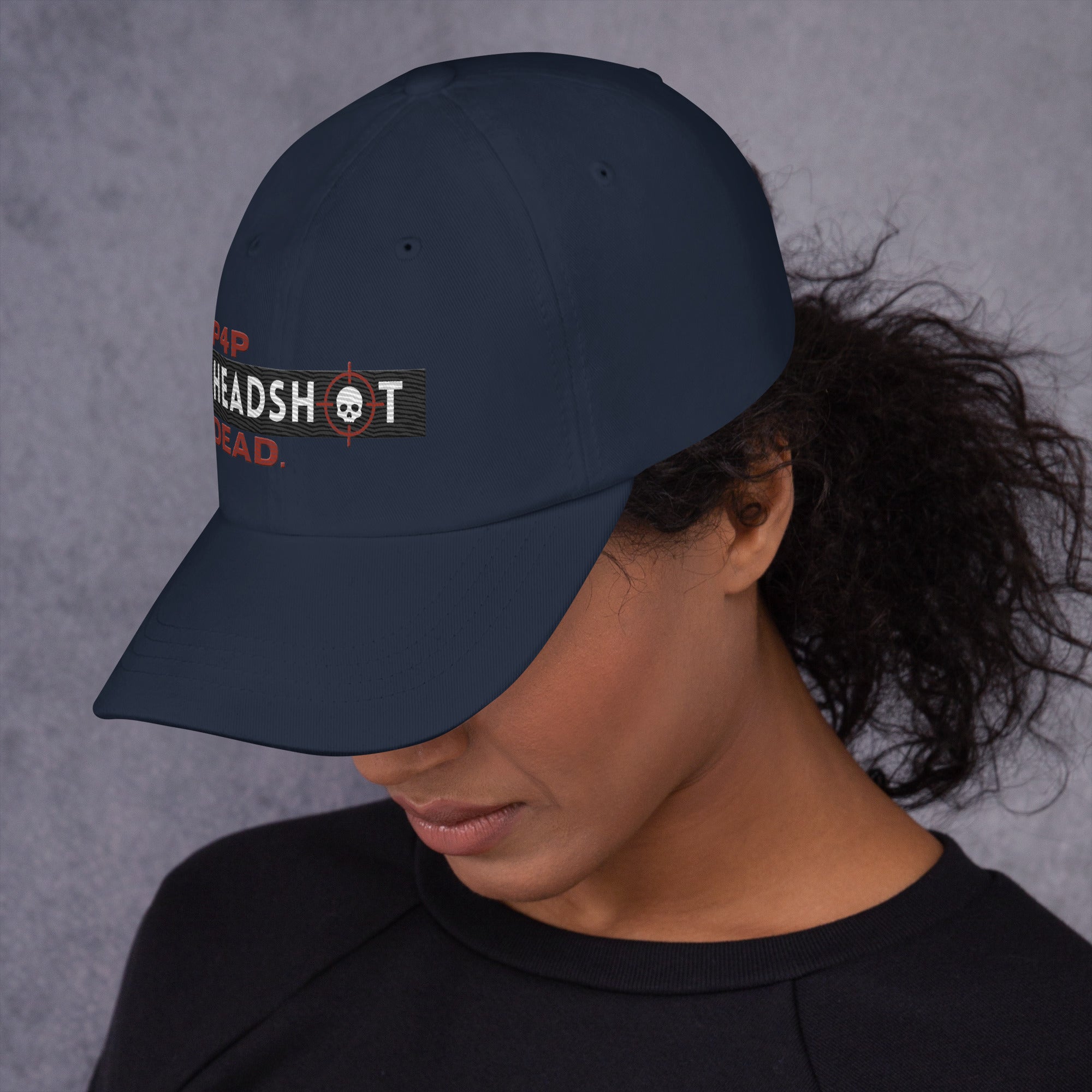 Pound for Pound, Headshot, Dead! Premium MMA Hat (Red Alert)