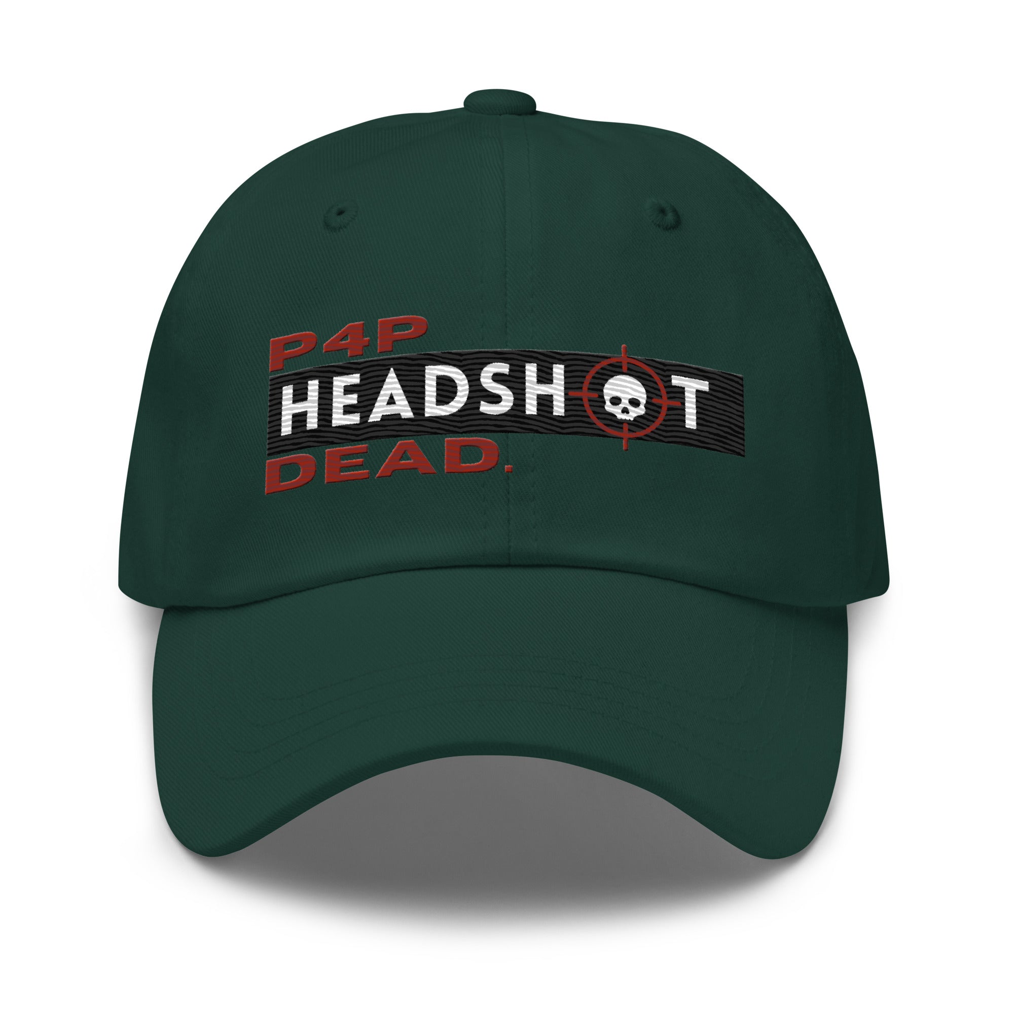Pound for Pound, Headshot, Dead! Premium MMA Hat (Red Alert)