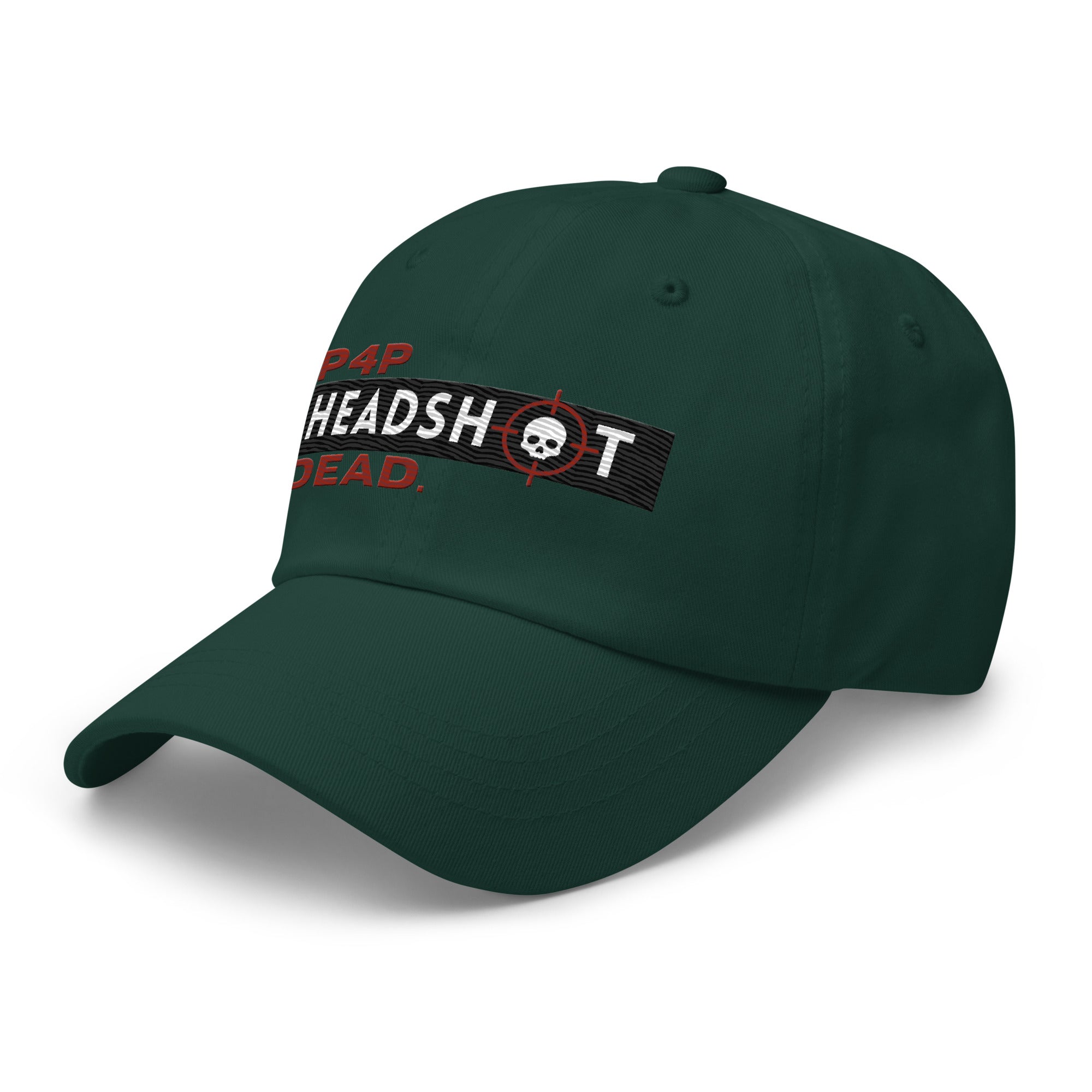 Pound for Pound, Headshot, Dead! Premium MMA Hat (Red Alert)