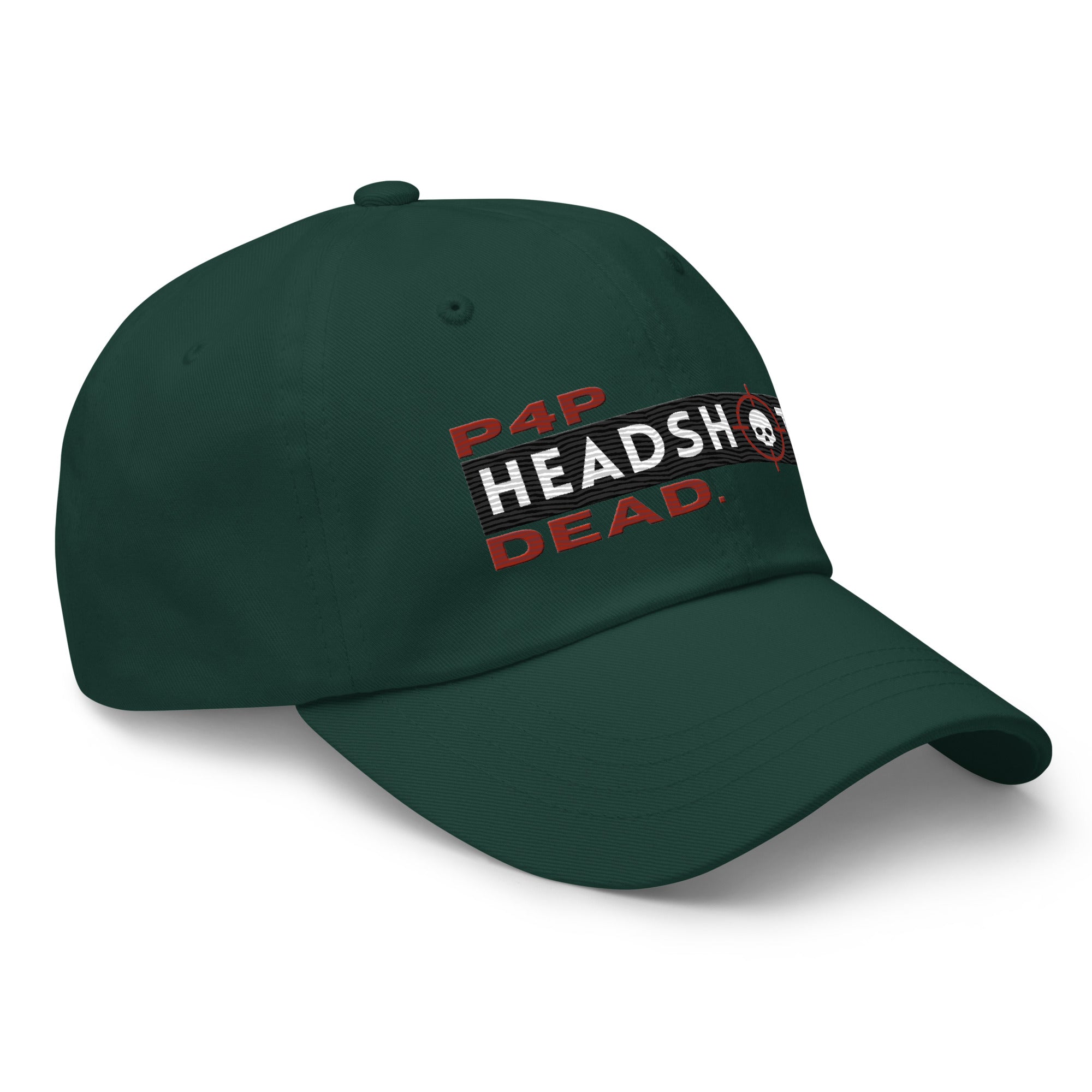 Pound for Pound, Headshot, Dead! Premium MMA Hat (Red Alert)