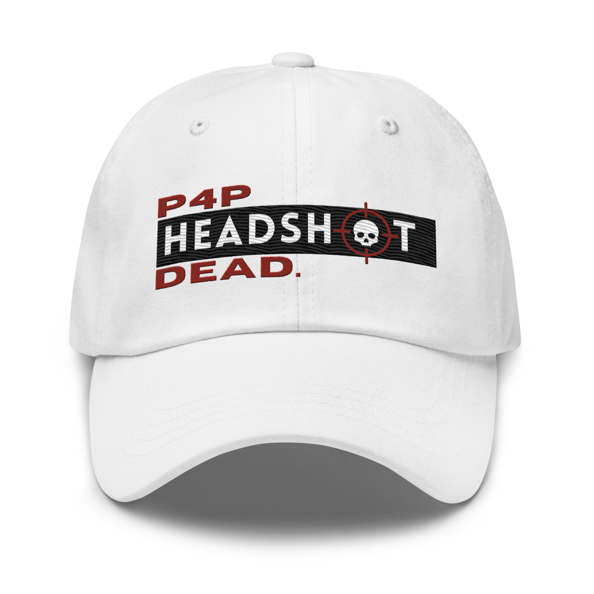 Pound for Pound, Headshot, Dead! Premium MMA Hat (Red Alert)