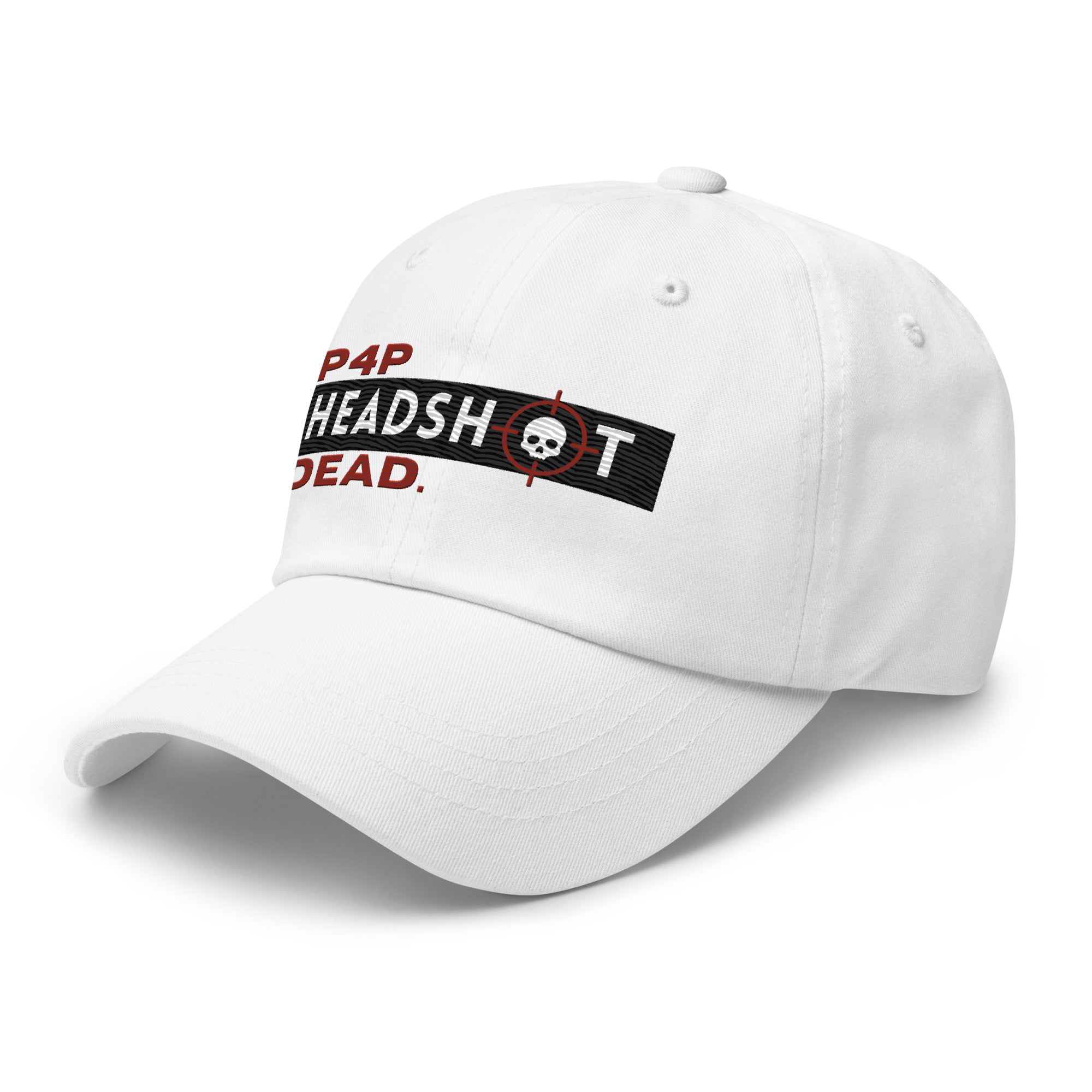 Pound for Pound, Headshot, Dead! Premium MMA Hat (Red Alert)