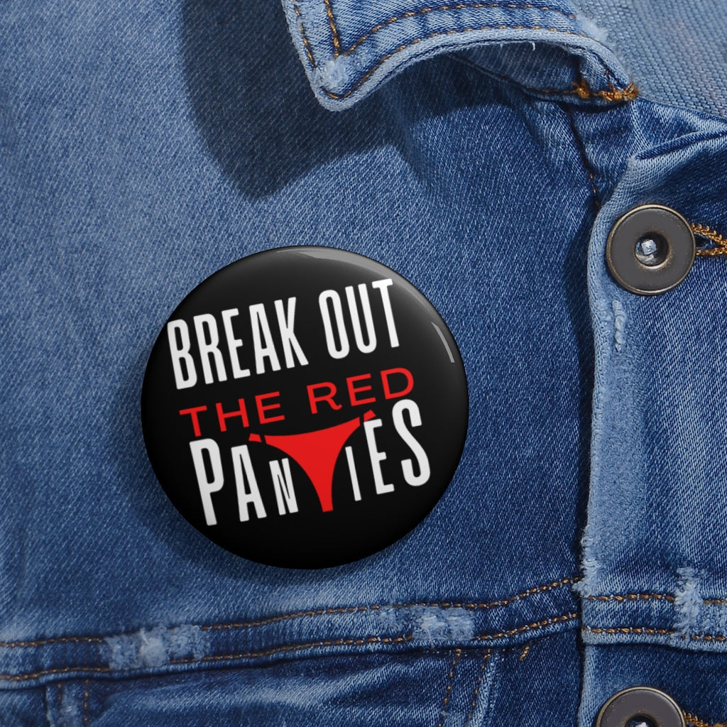Conor McGregor: Break Out The Red Panties MMA Button Pin (RED) Accessories