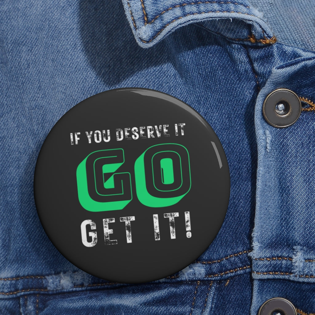 Conor McGregor: Go Get It! Custom Button Pins Limited Edition Accessories