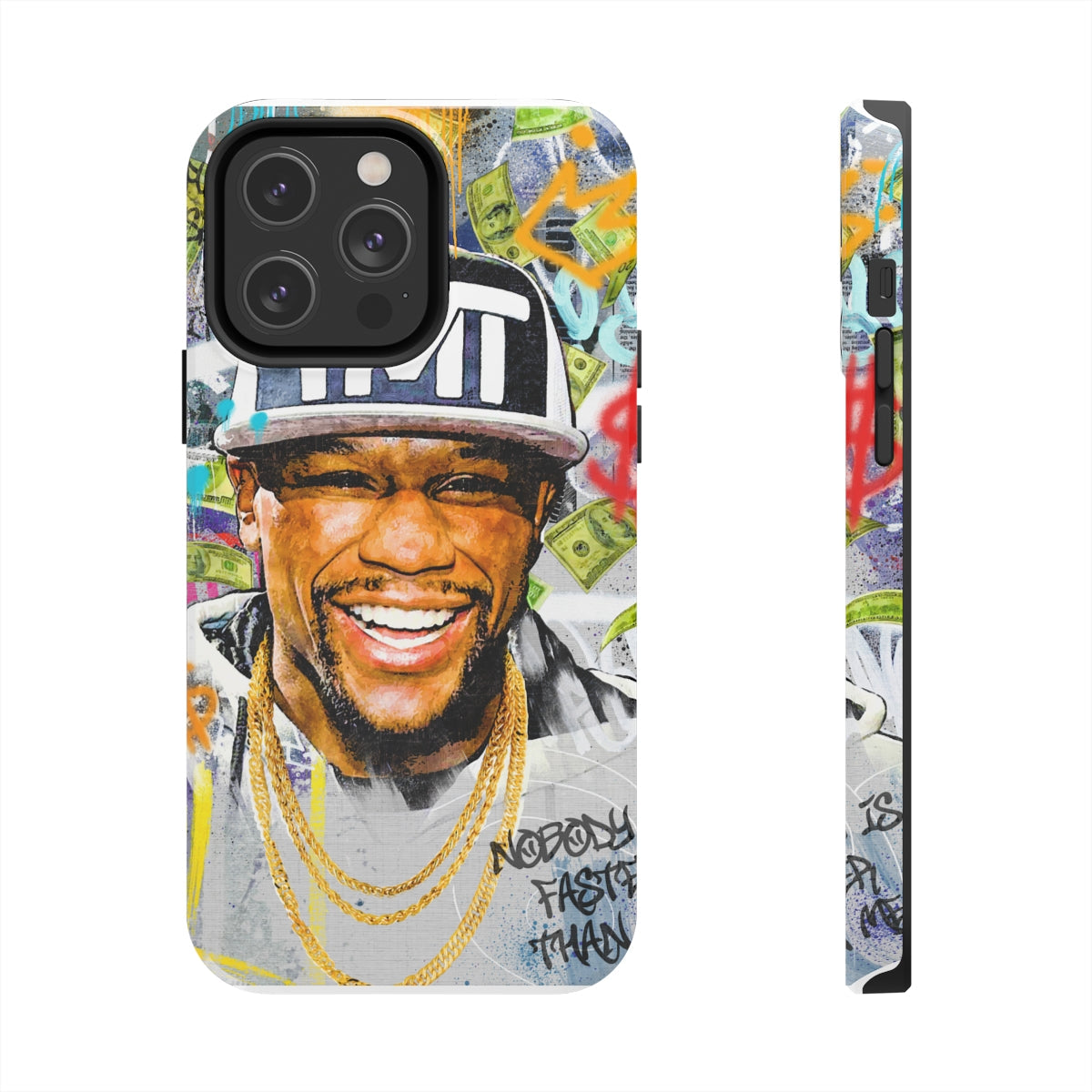 Floyd Mayweather Graffiti Style iPhone 14 Case (Impact Resistant) Limited Edition Phone Case Floyd Mayweather Graffiti Style iPhone 14 Case (Impact Resistant) Limited Edition Phone Case