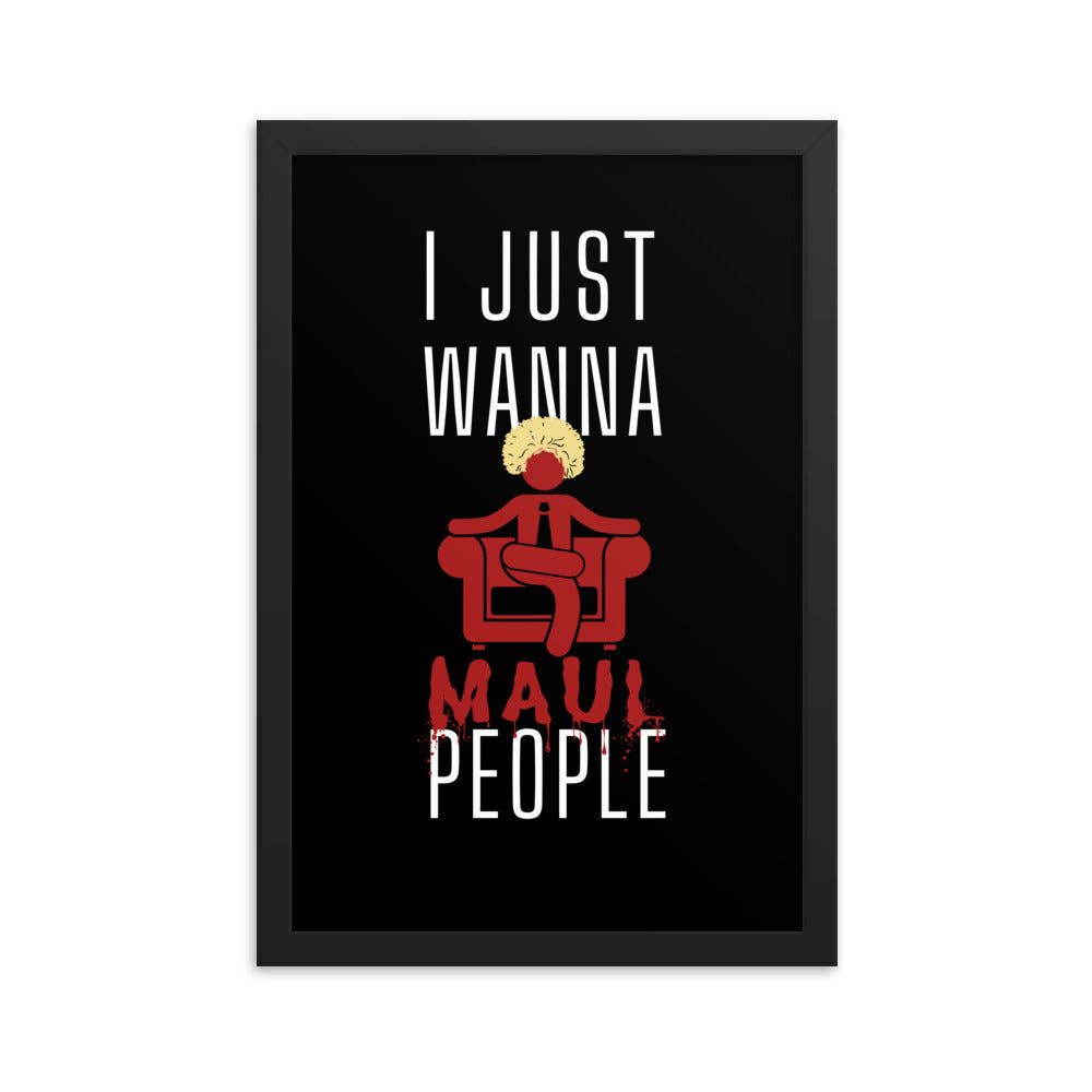 I just wanna MAUL people - Horrible Bosses Version (Black) Posters