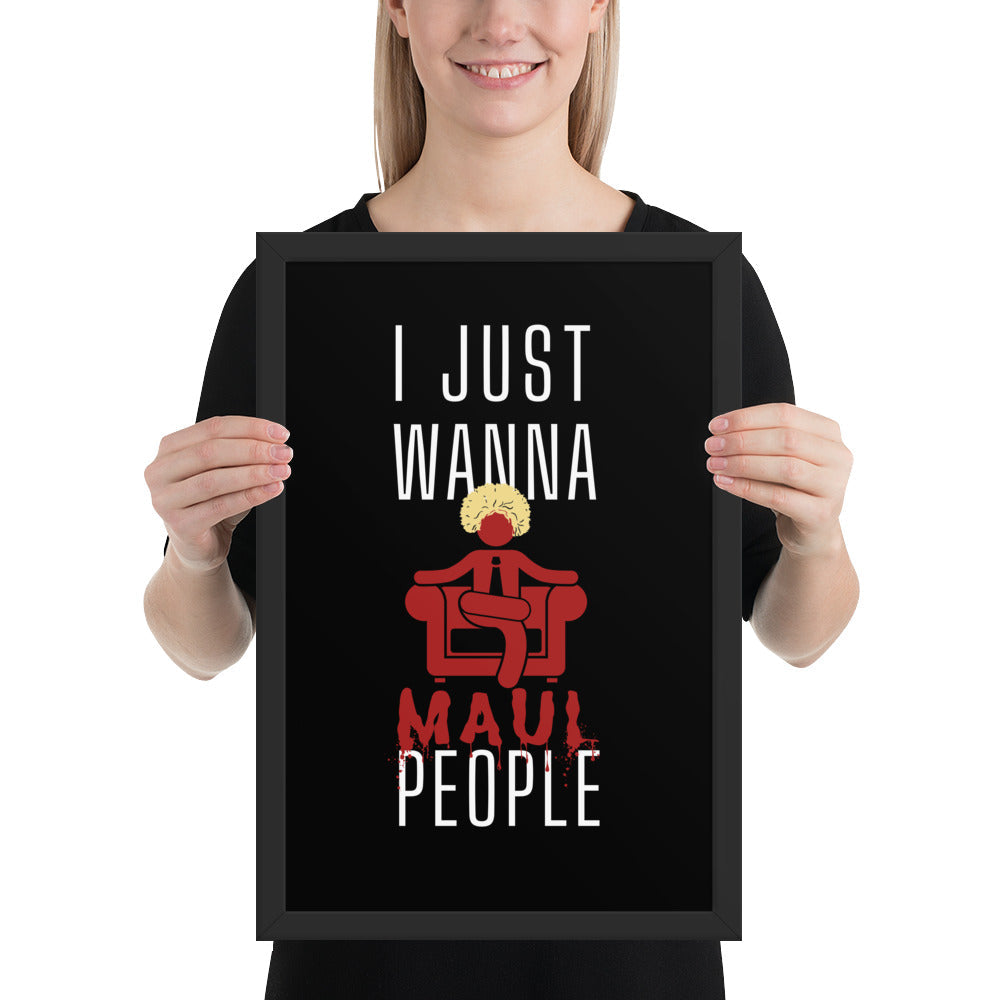 I just wanna MAUL people - Horrible Bosses Version (Black) Posters