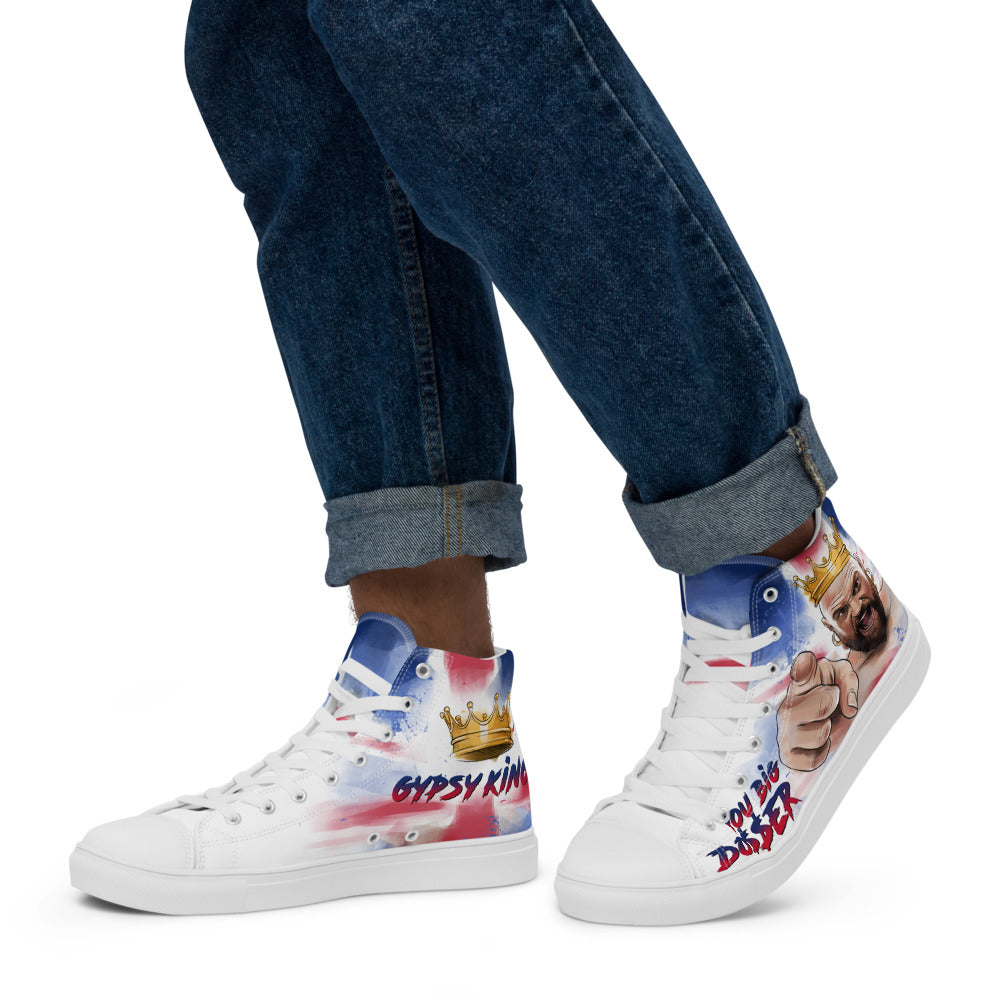 Inspired by Tyson Fury "The Gypsy King" - Men’s high top canvas shoes Shoes
