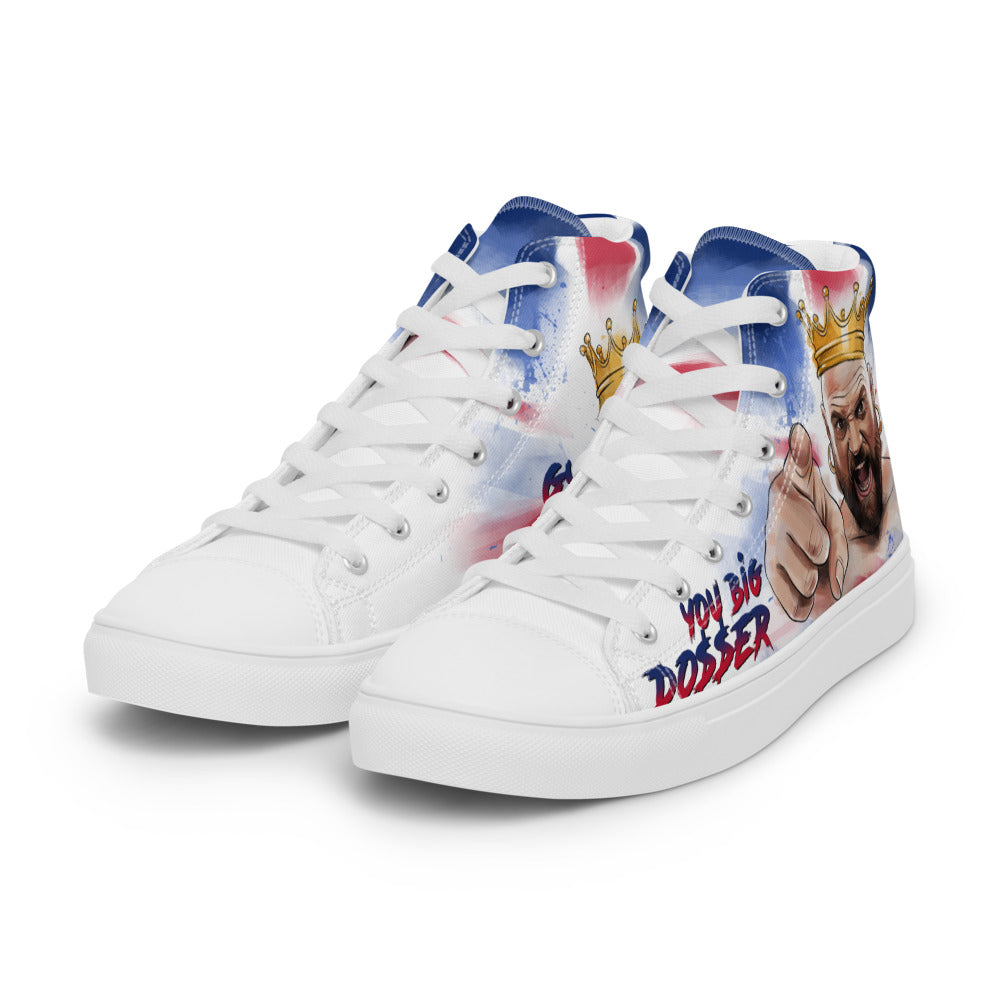 Inspired by Tyson Fury "The Gypsy King" - Men’s high top canvas shoes Shoes