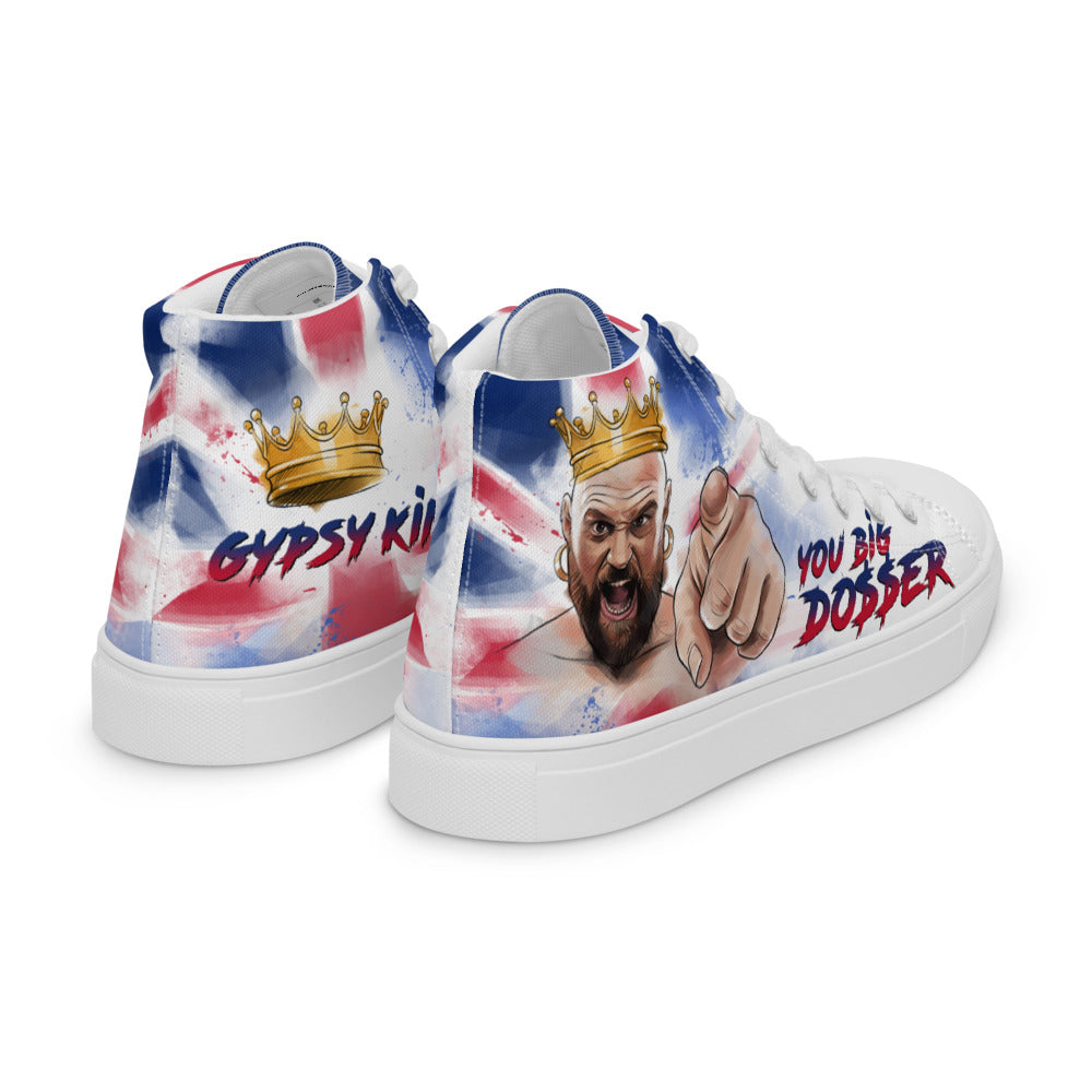 Inspired by Tyson Fury "The Gypsy King" - Men’s high top canvas shoes Shoes