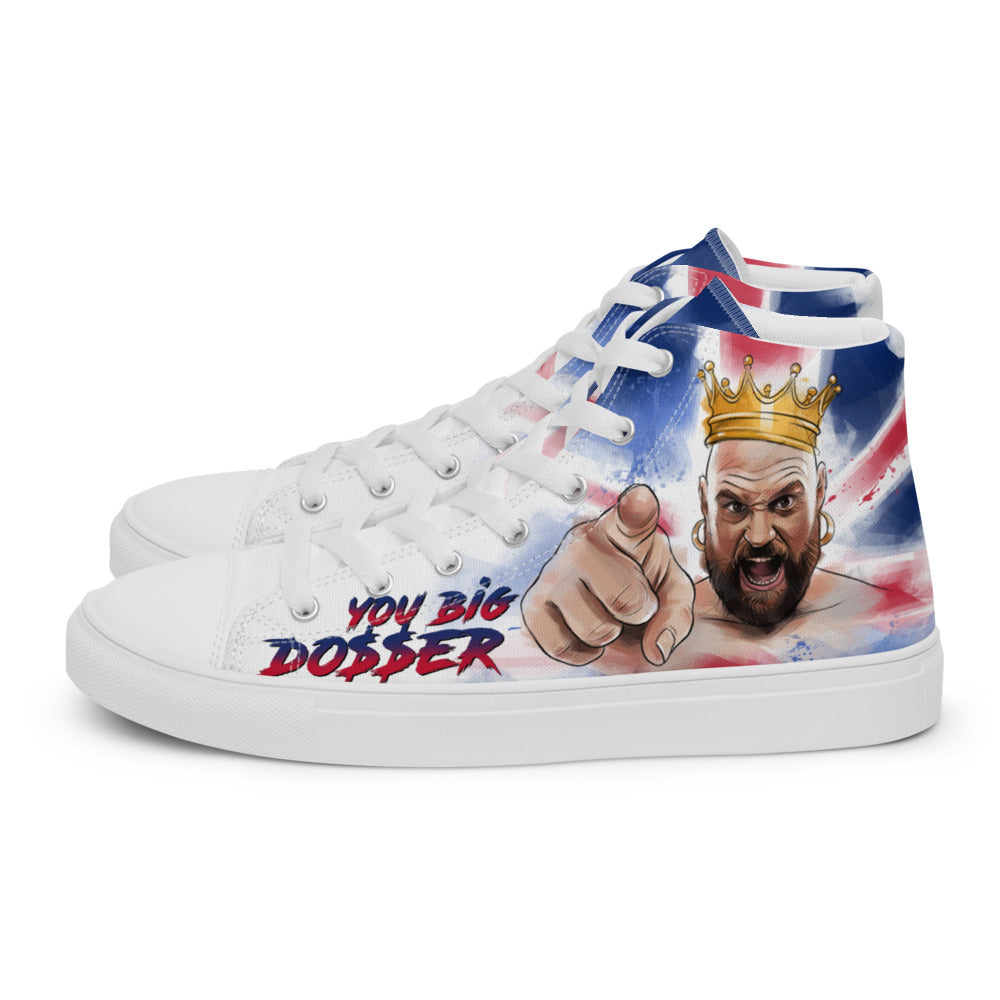 Inspired by Tyson Fury "The Gypsy King" - Men’s high top canvas shoes Shoes