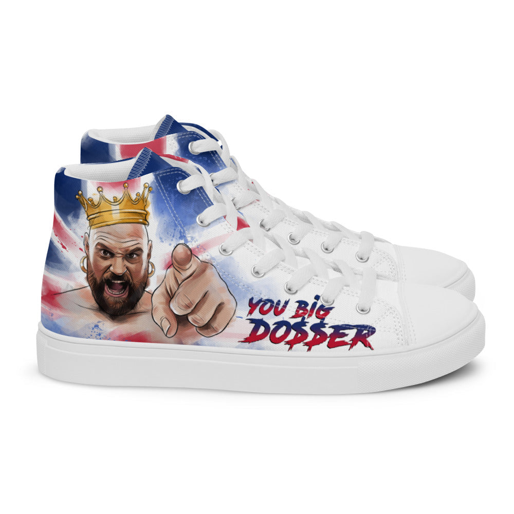 Inspired by Tyson Fury "The Gypsy King" - Men’s high top canvas shoes Shoes