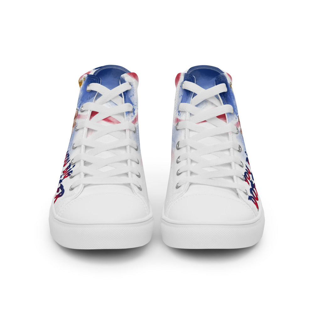 Inspired by Tyson Fury "The Gypsy King" - Men’s high top canvas shoes Shoes