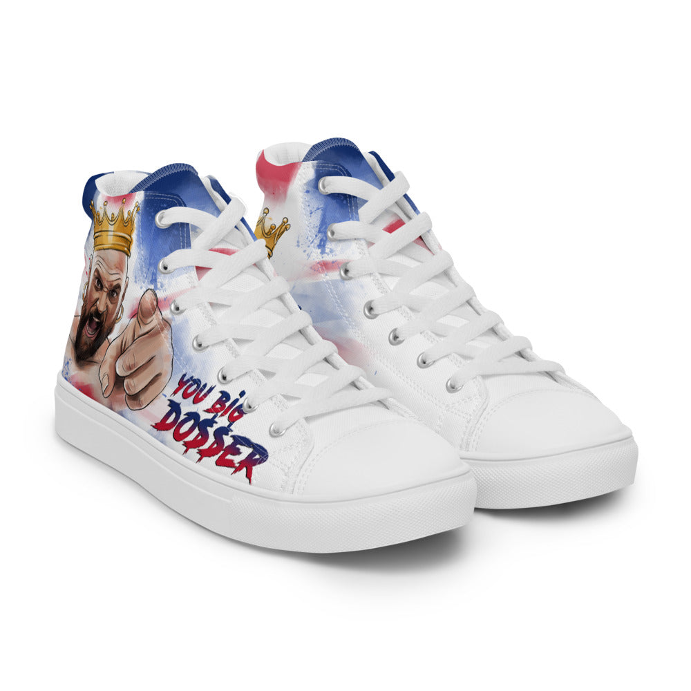 Inspired by Tyson Fury "The Gypsy King" - Men’s high top canvas shoes Shoes
