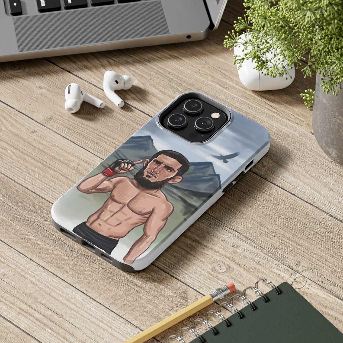 Islam Makhachev Tough iPhone 14 Case - And New UFC Champion