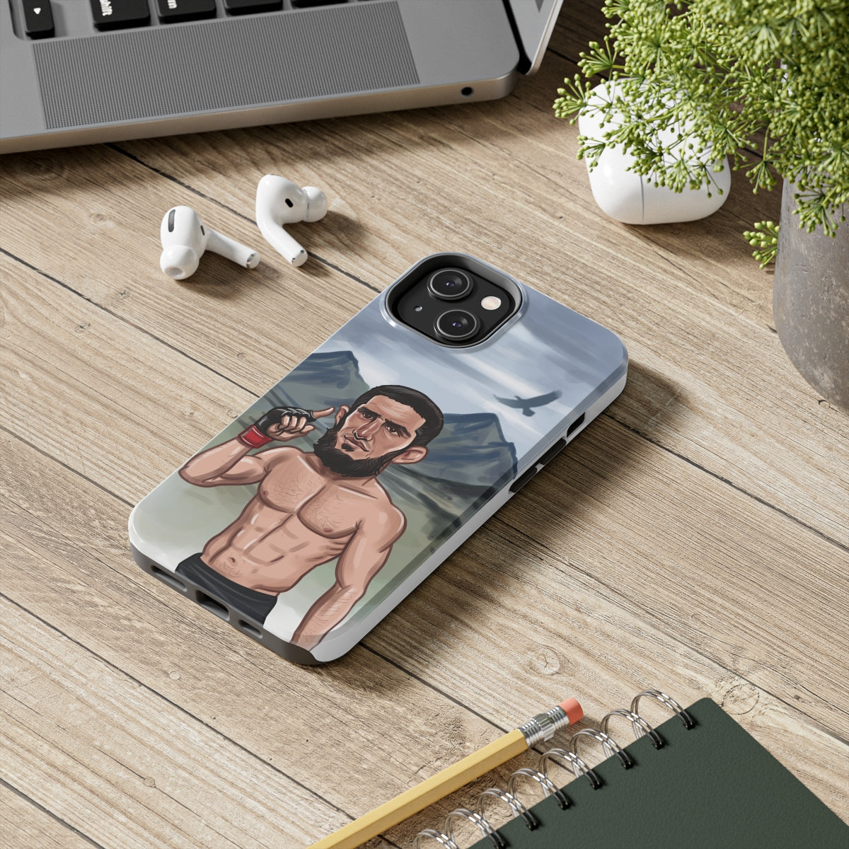 Islam Makhachev Tough iPhone 14 Case - And New UFC Champion