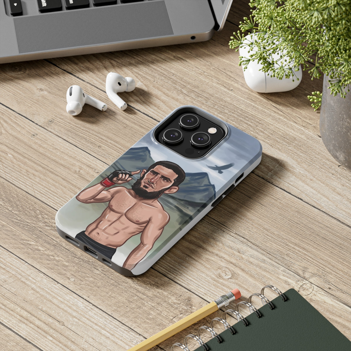 Islam Makhachev Tough iPhone 14 Case - And New UFC Champion