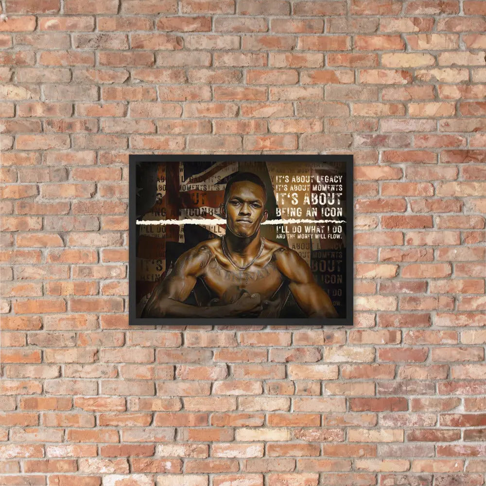 Israel Adesanya - Being an Icon (Premium Poster)