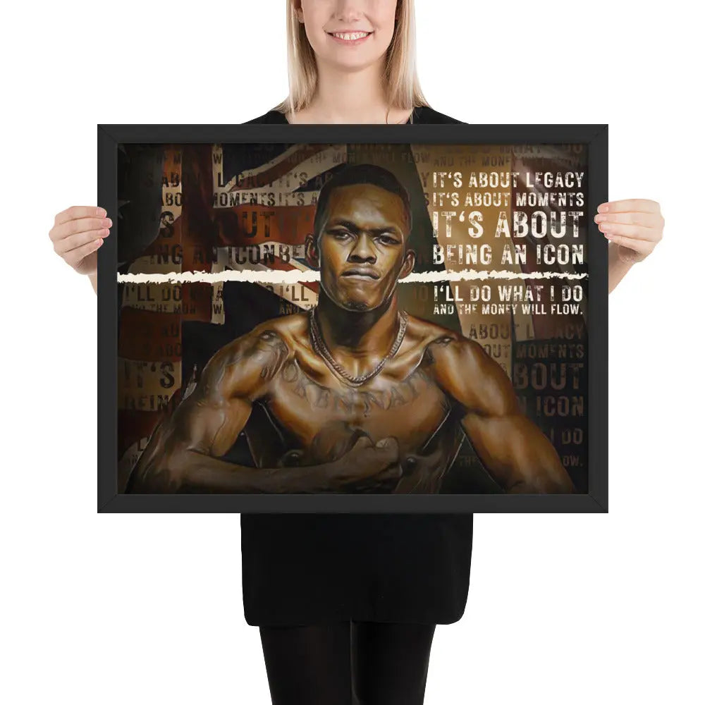 Israel Adesanya - Being an Icon (Premium Poster)