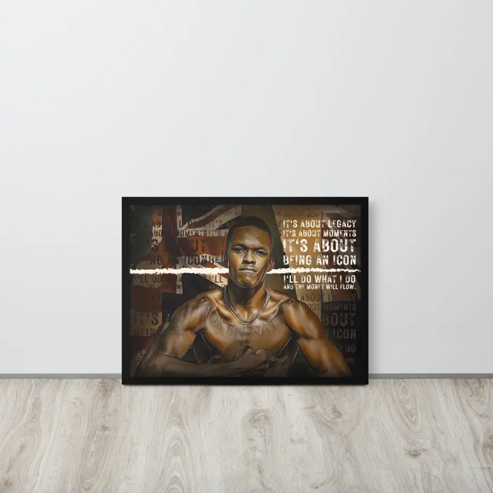 Israel Adesanya - Being an Icon (Premium Poster)