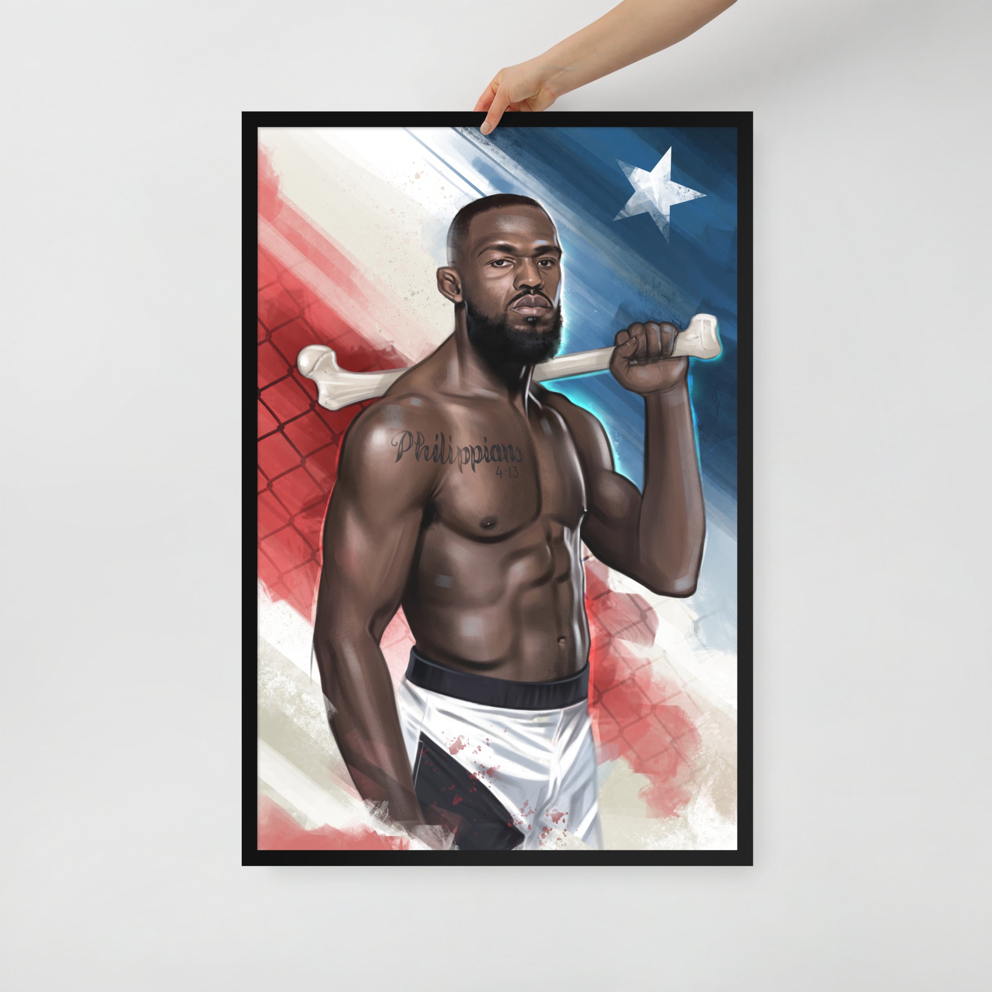 Jon "Bones" Jones Premium Matte Poster Posters