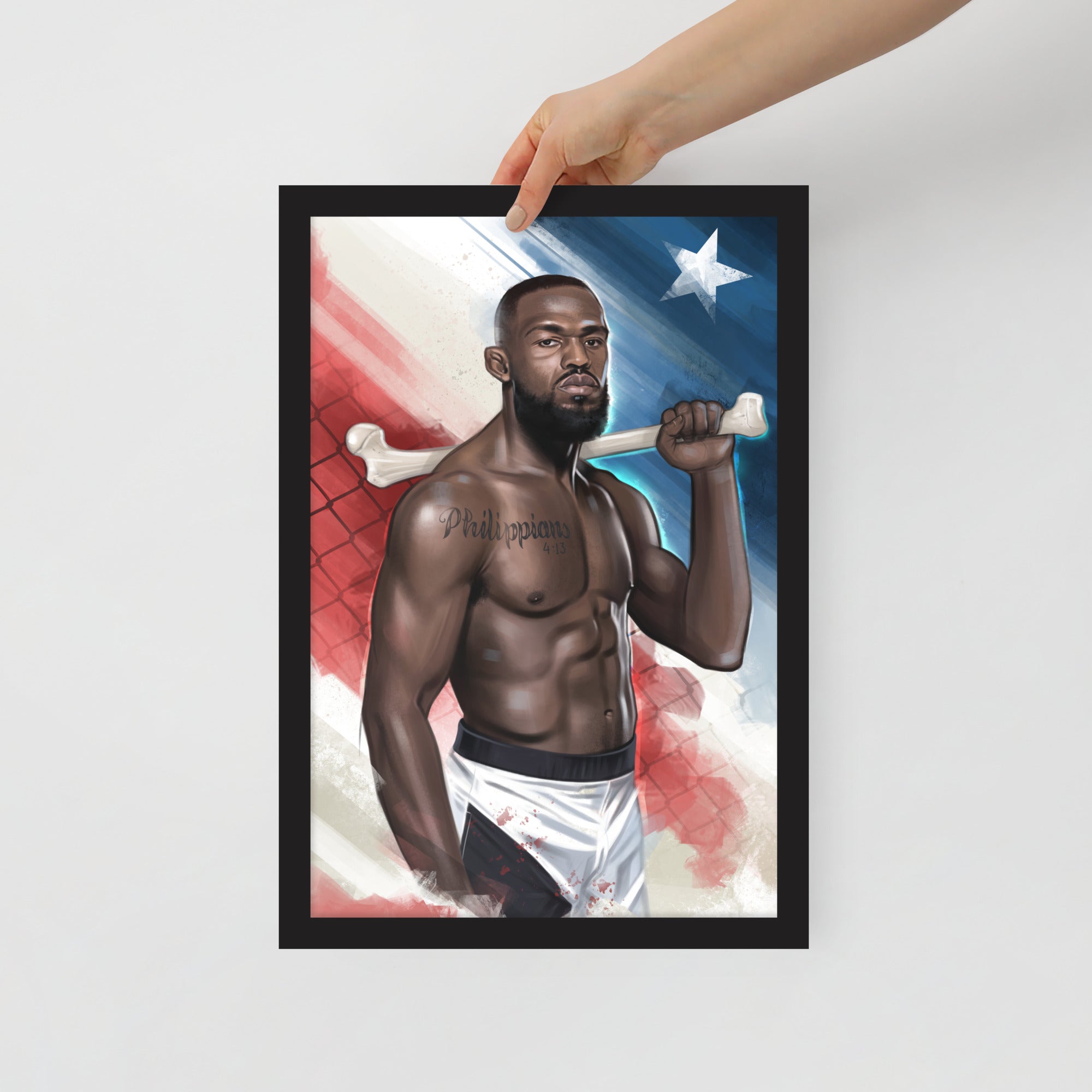 Jon "Bones" Jones Premium Matte Poster Posters