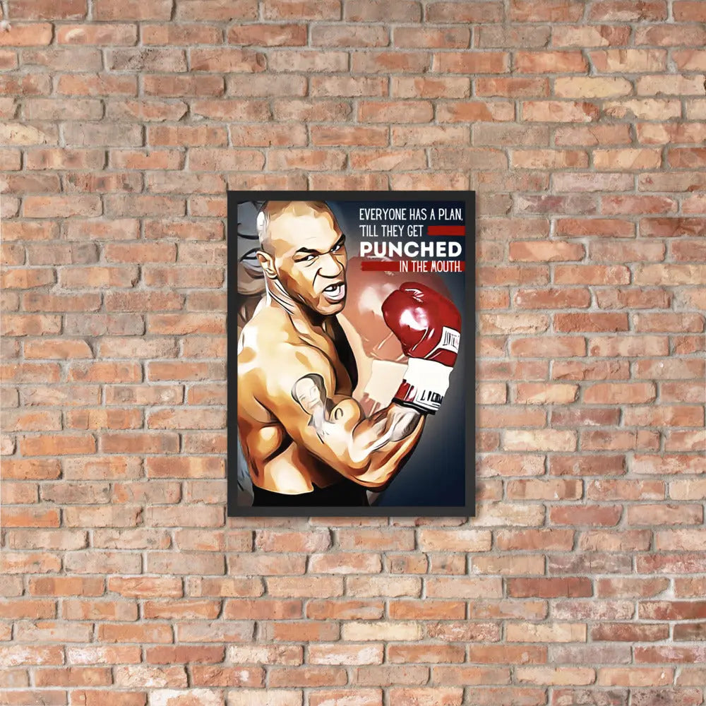 Mike Tyson vs Plans (Premium Poster)