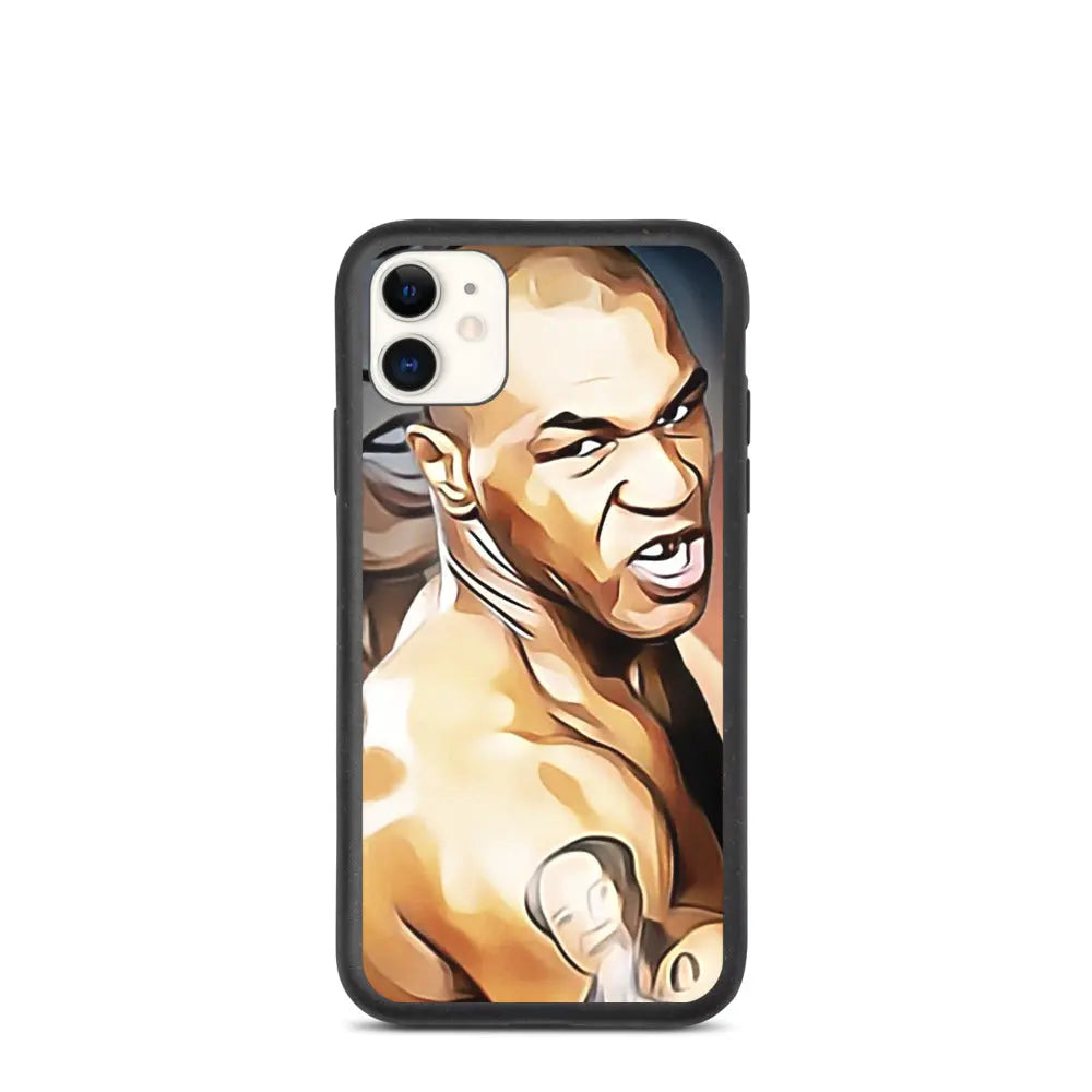 Mike Tyson vs Plans Biodegradable iPhone Case
