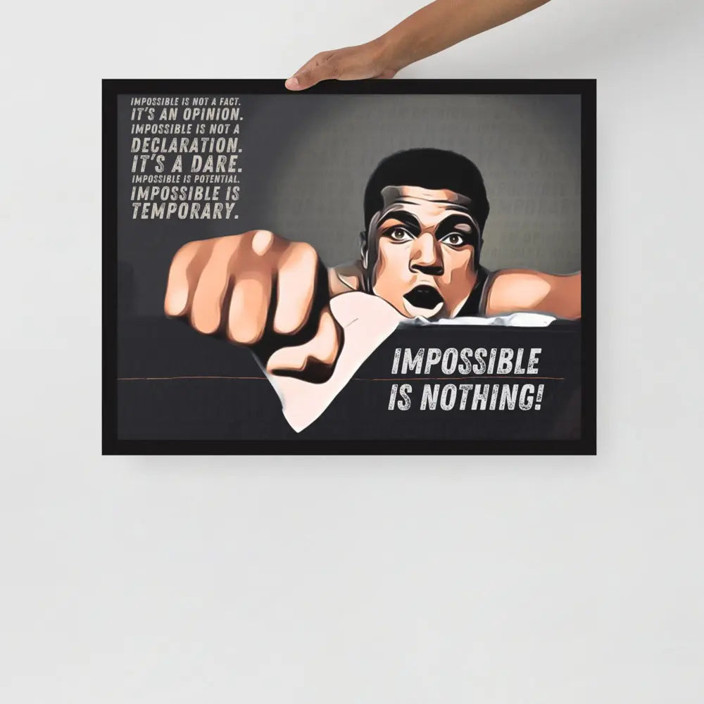 Muhammad Ali - Impossible is Nothing - Poster