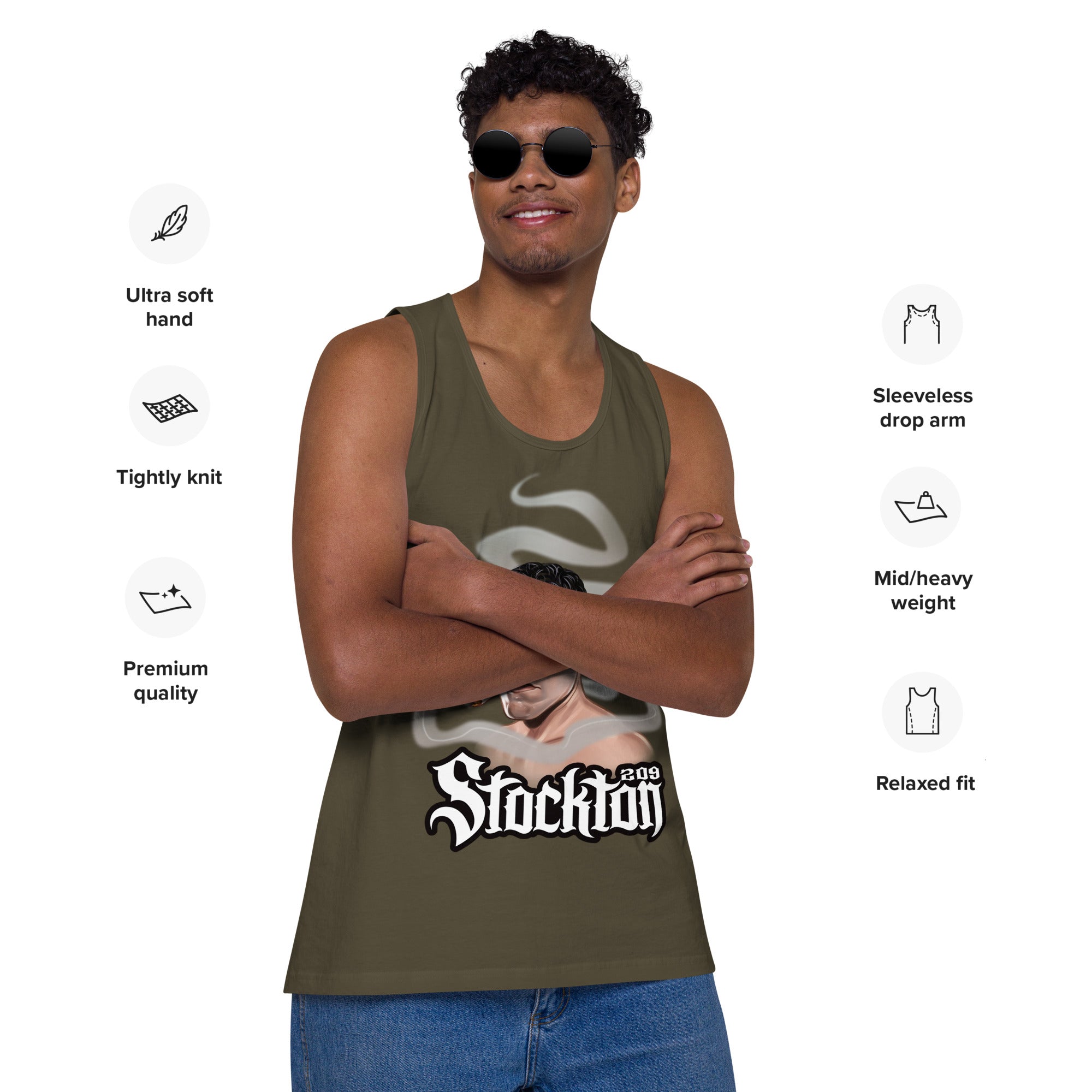 Nick Diaz Stockton 209: Premium Tank Top Tank Top