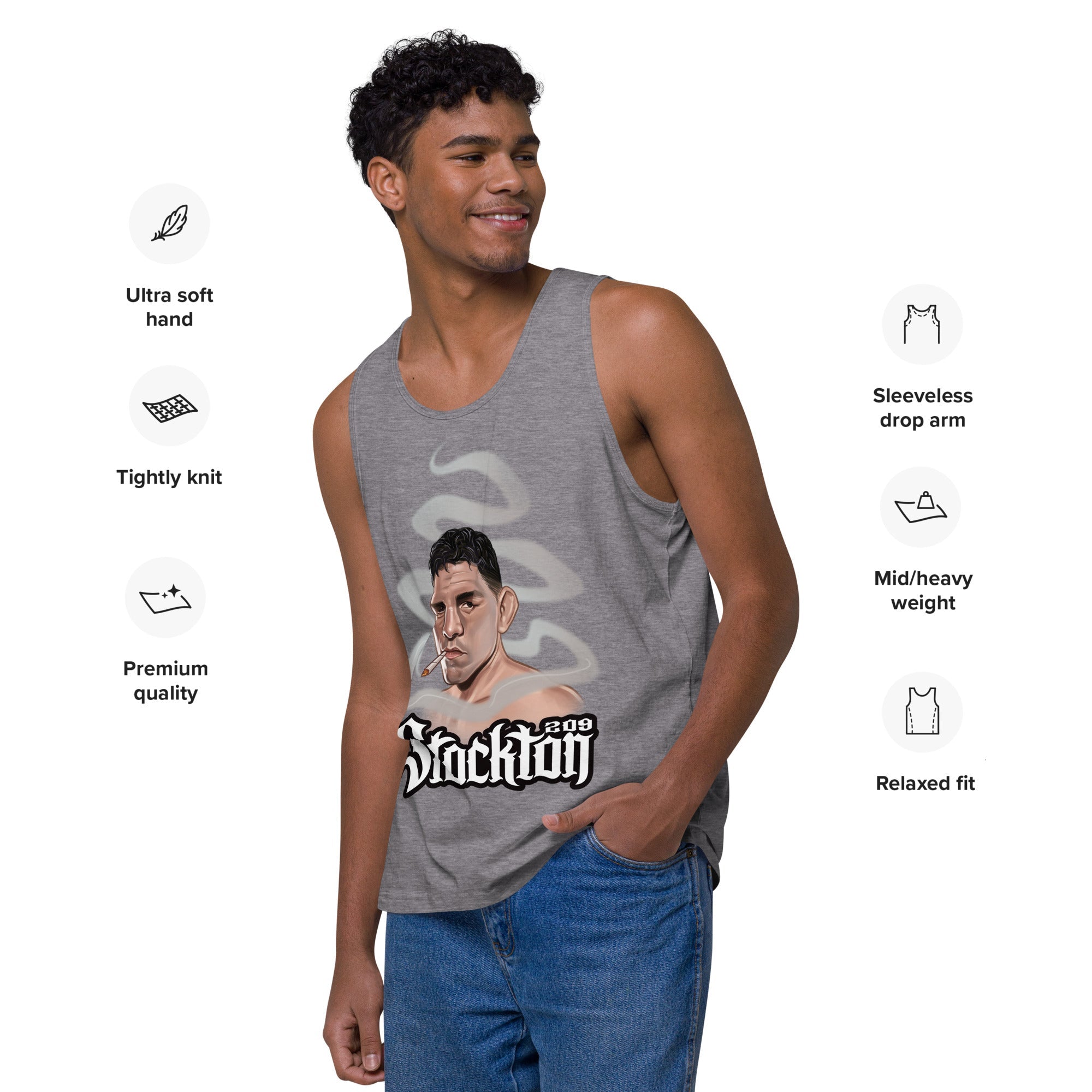 Nick Diaz Stockton 209: Premium Tank Top Tank Top
