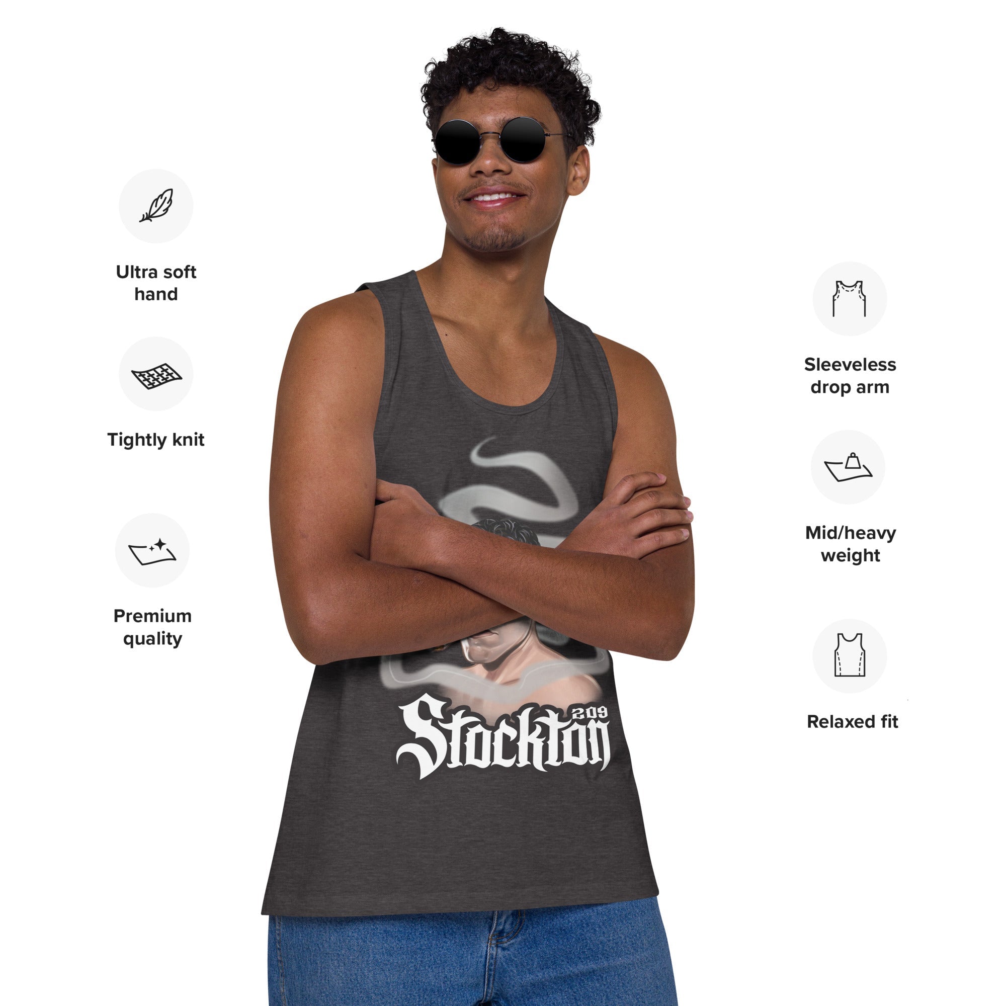 Nick Diaz Stockton 209: Premium Tank Top Tank Top