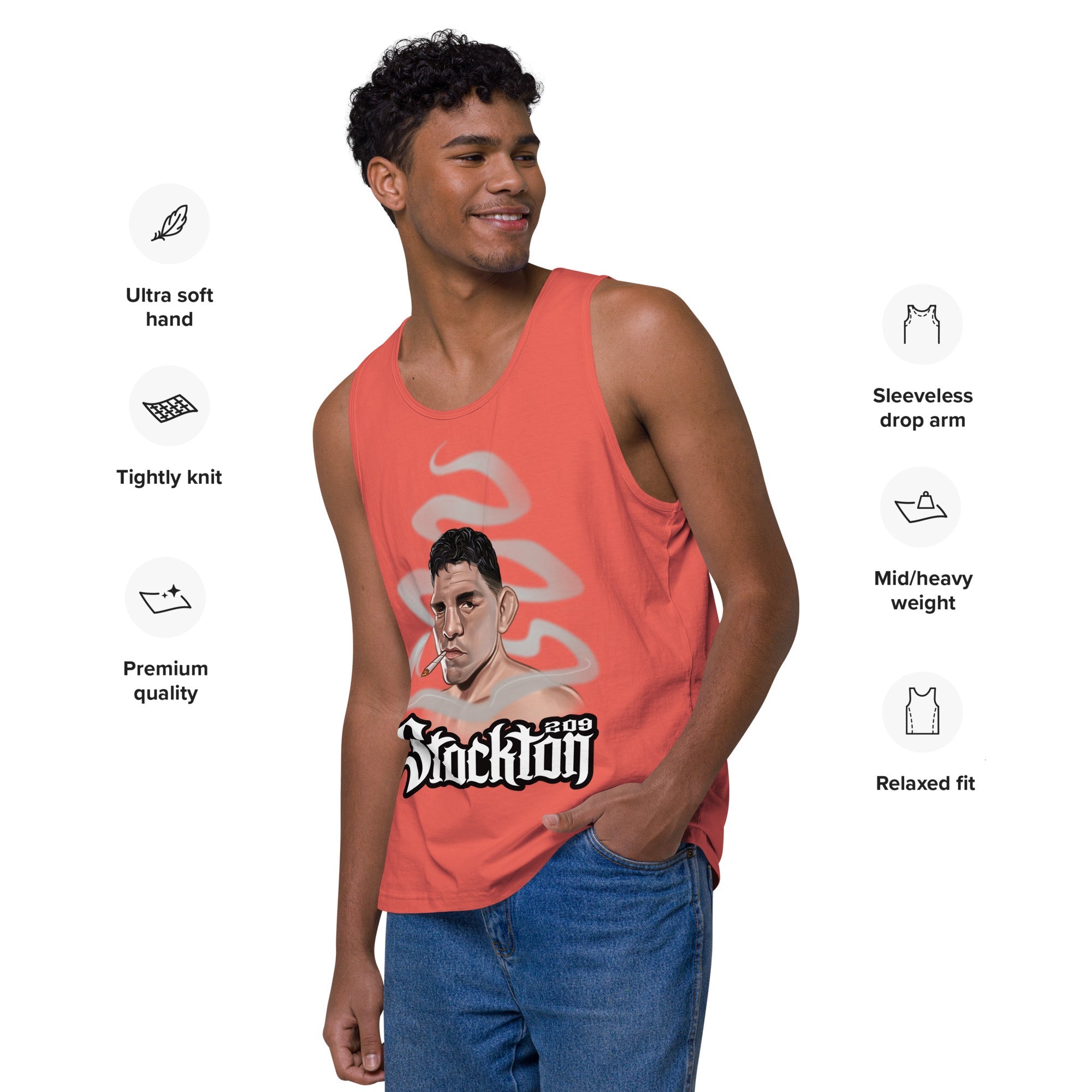 Nick Diaz Stockton 209: Premium Tank Top Tank Top