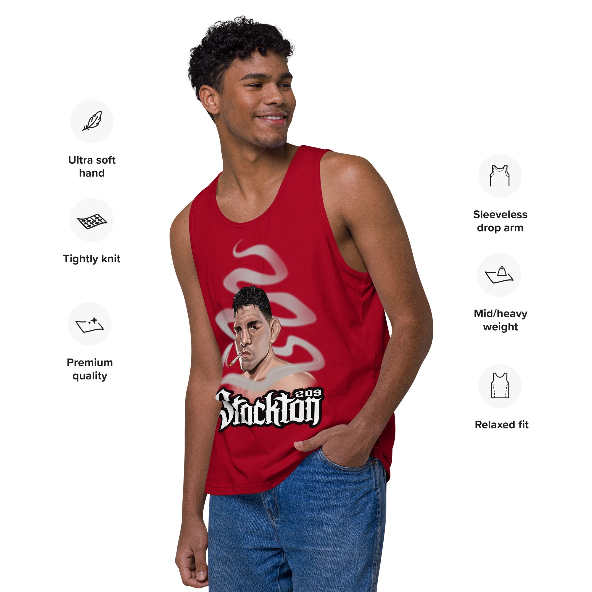 Nick Diaz Stockton 209: Premium Tank Top Tank Top