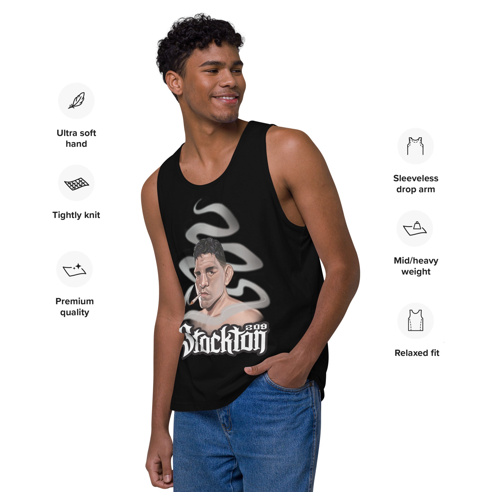 Nick Diaz Stockton 209: Premium Tank Top Tank Top