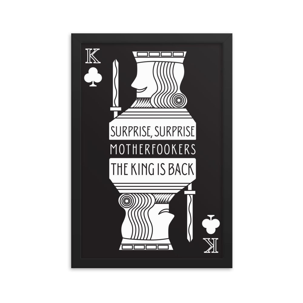 Surprise Surprise, Motherfookers - Premium Matte Poster (Black) Posters