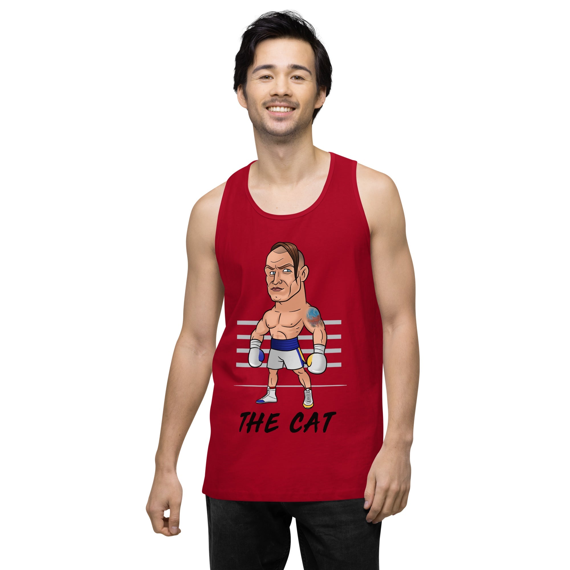 "The Cat" Oleksandr Usyk - Premium Tank Top Tank Top