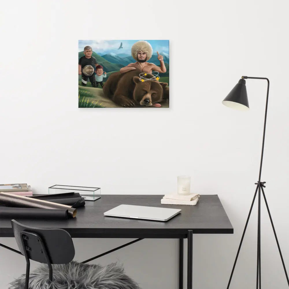 The Chronicles of Dagestan: Khabib Nurmagomedov Canvas Print