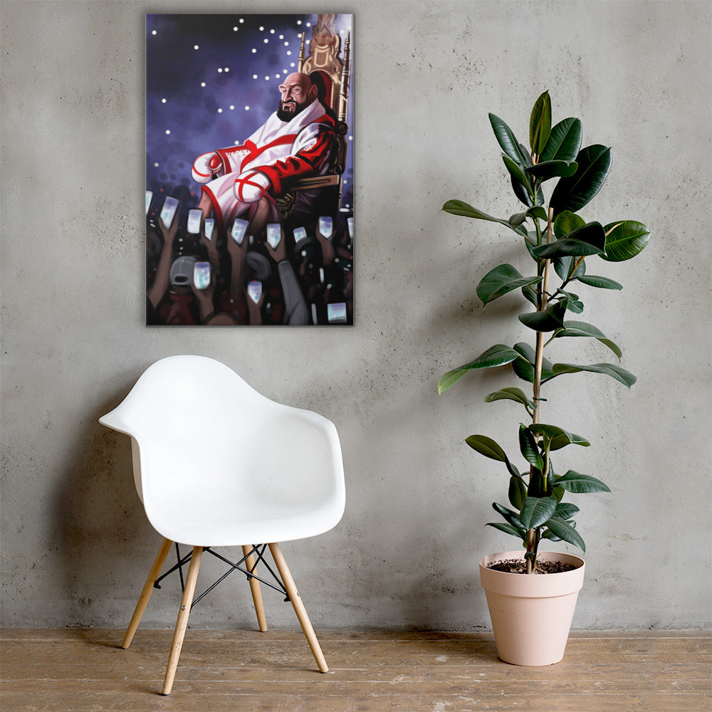 "The Gypsy King" Tyson Fury - Ring Entrance Canvas Print