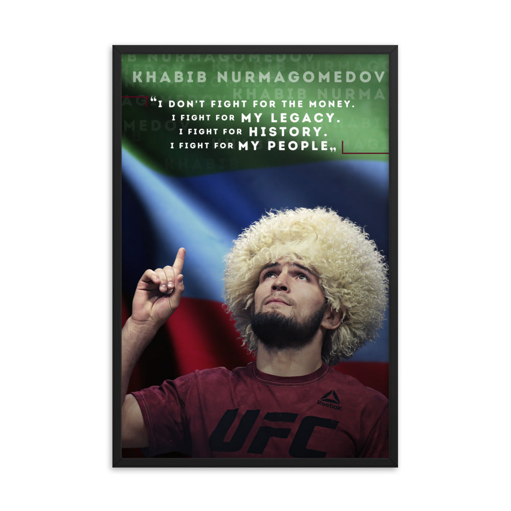 The Legacy Fight - Khabib Nurmagomedov Posters