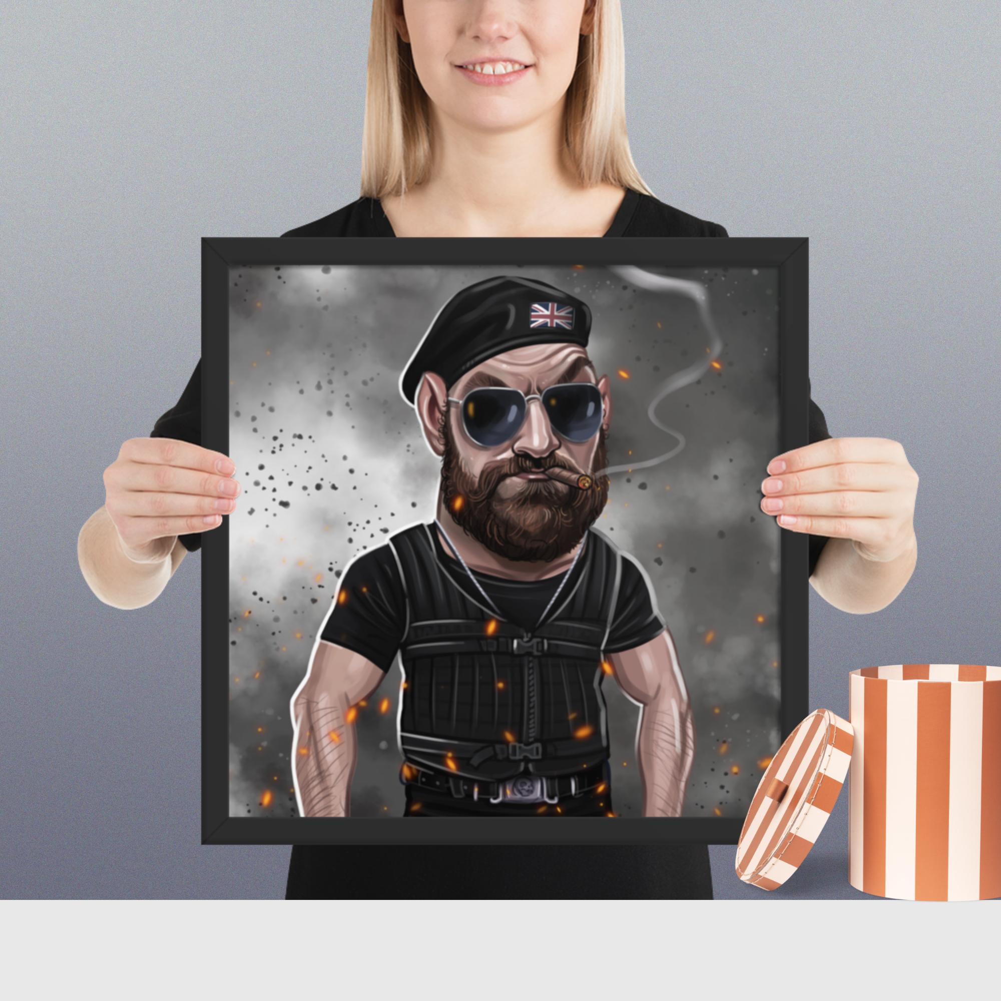 Tyson Fury On a Mission Premium Matte Poster Posters