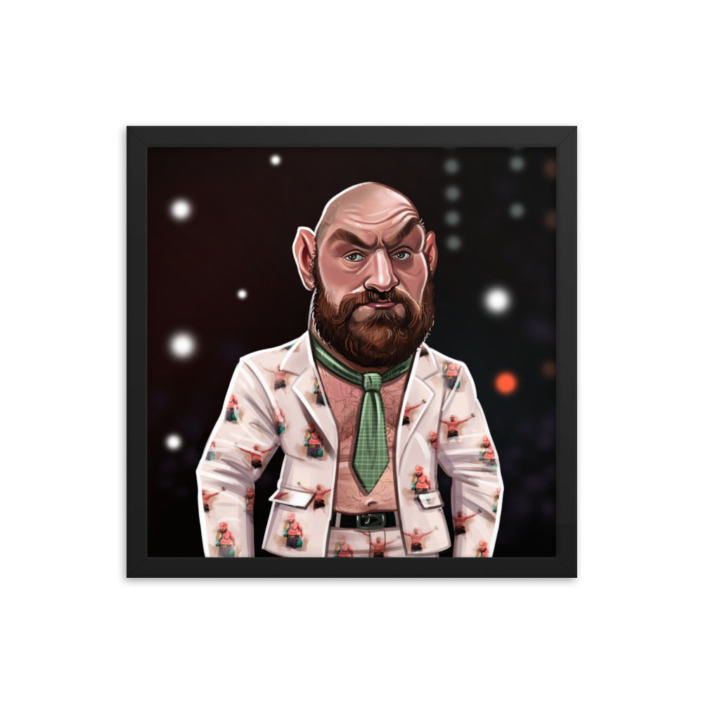 Tyson Fury Press Conference Outfit Premium Matte Poster Posters