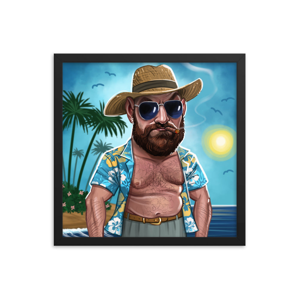 Tyson Fury "Retired" Premium Framed Poster Posters