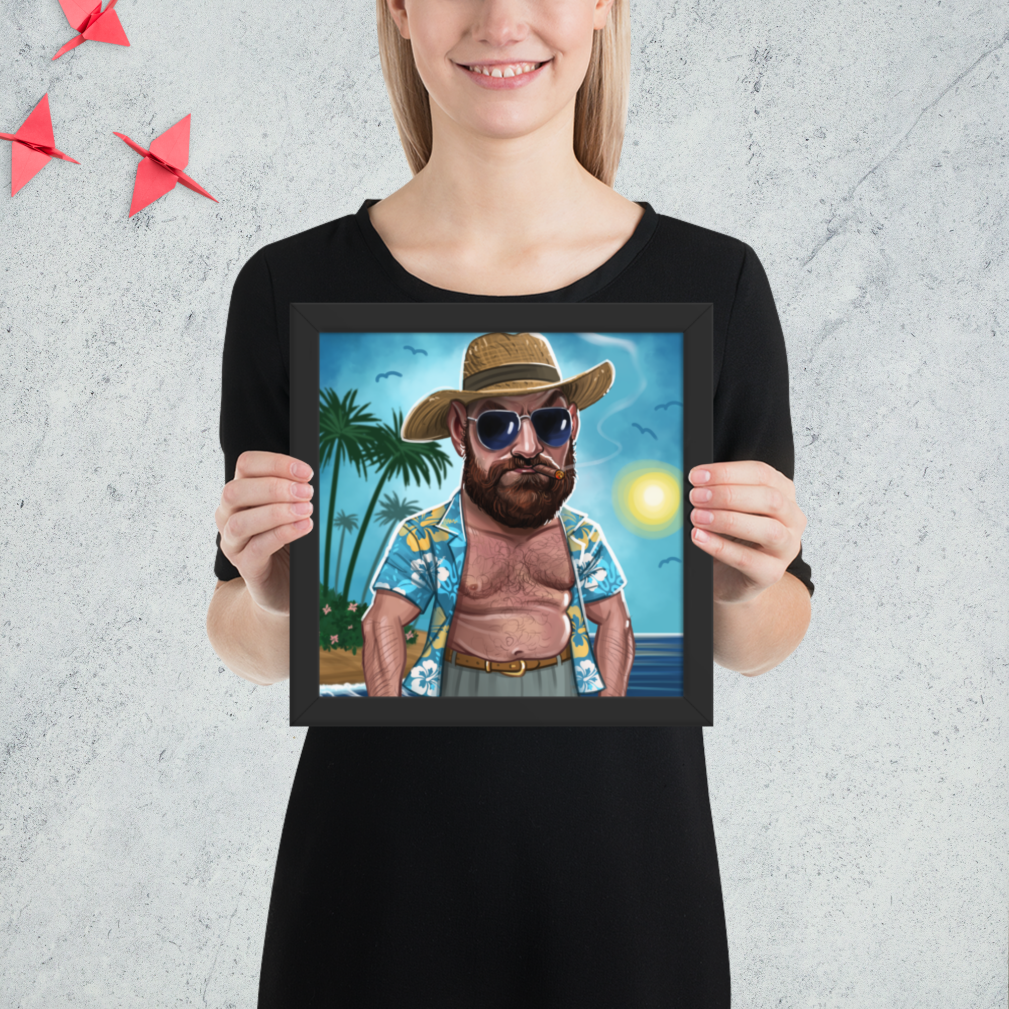 Tyson Fury "Retired" Premium Framed Poster Posters