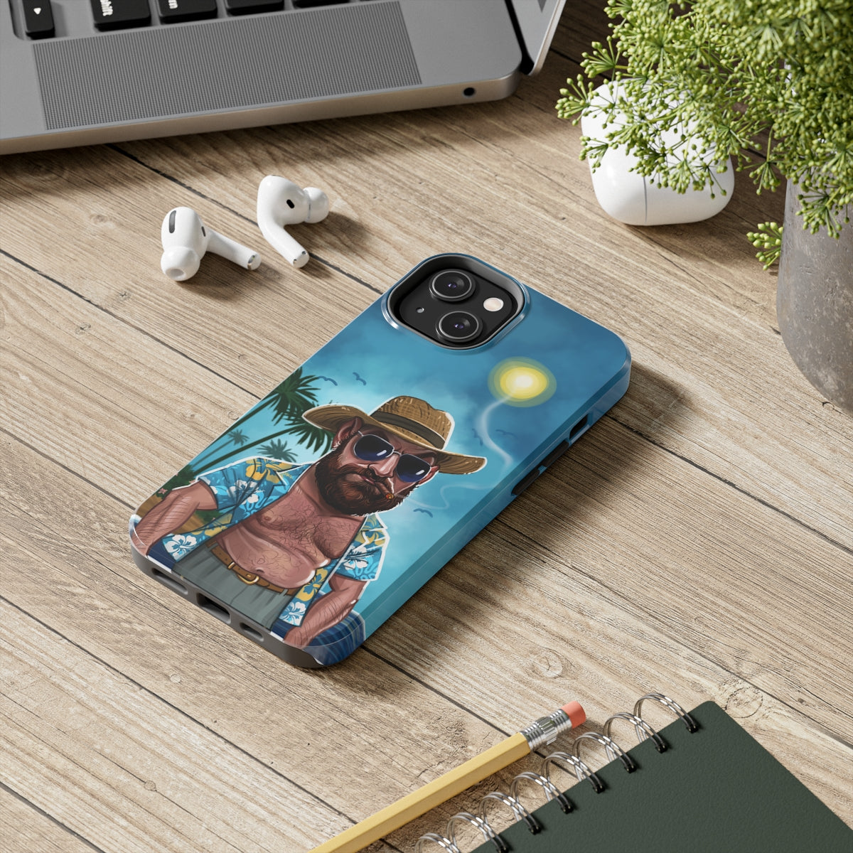 Tyson Fury Tough iPhone 14 Case - Lazy Holidays Edition -