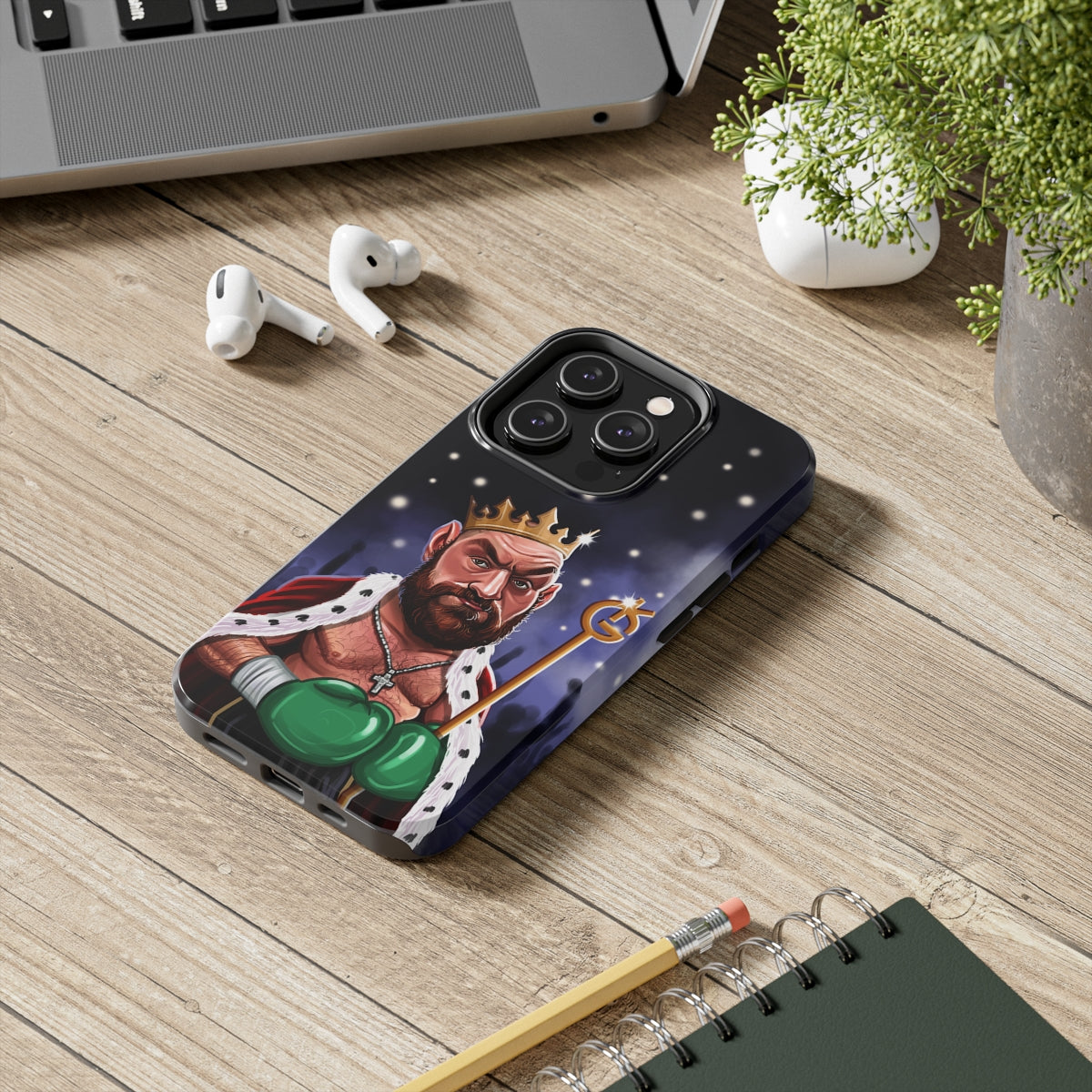 Tyson Fury Tough iPhone 14 Case - The Gypsy King Edition -