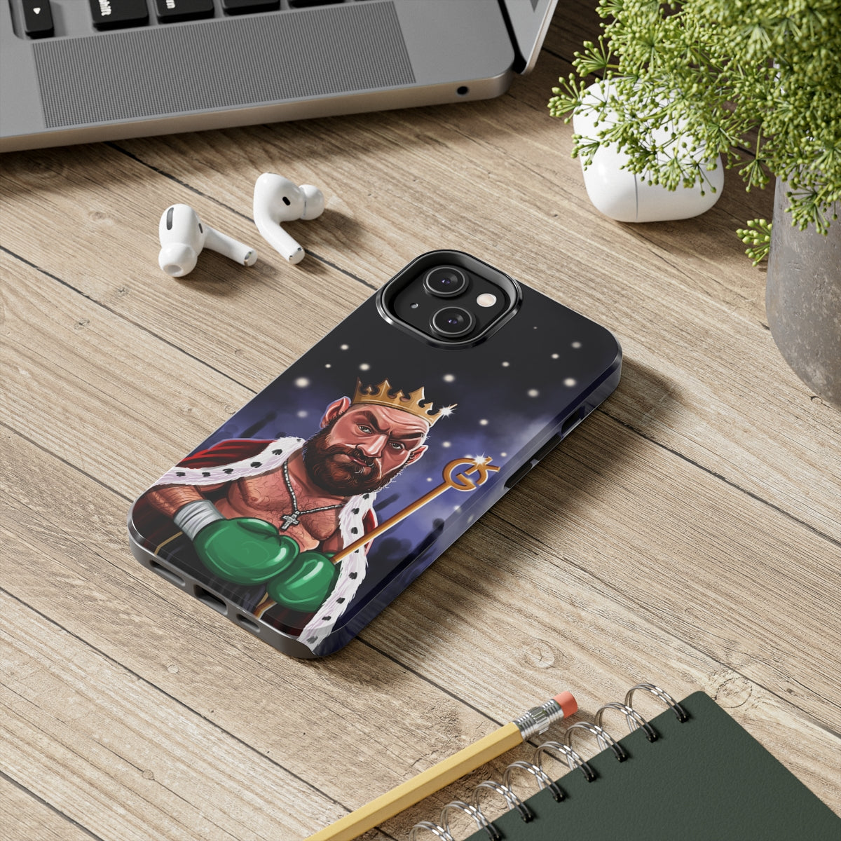 Tyson Fury Tough iPhone 14 Case - The Gypsy King Edition -