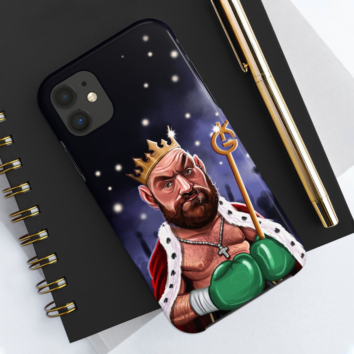 Tyson Fury Tough iPhone 14 Case - The Gypsy King Edition -
