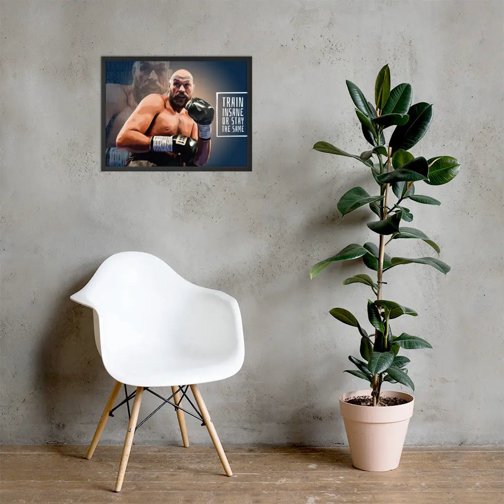 Tyson Fury Training Routine (Premium Poster)