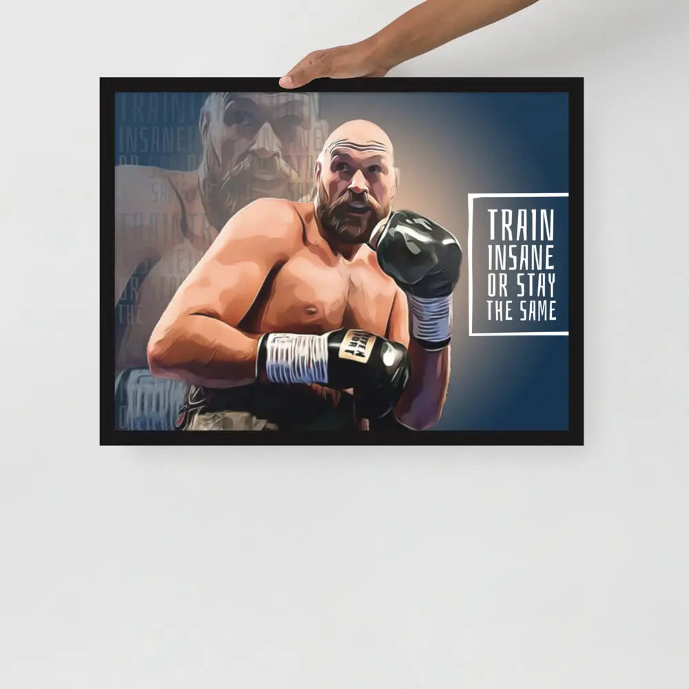 Tyson Fury Training Routine (Premium Poster)